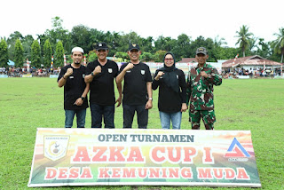 Bupati Inhil, Herman Tutup Azka Cup 1, Dorong Lahirnya Bibit Pesepakbola Daerah