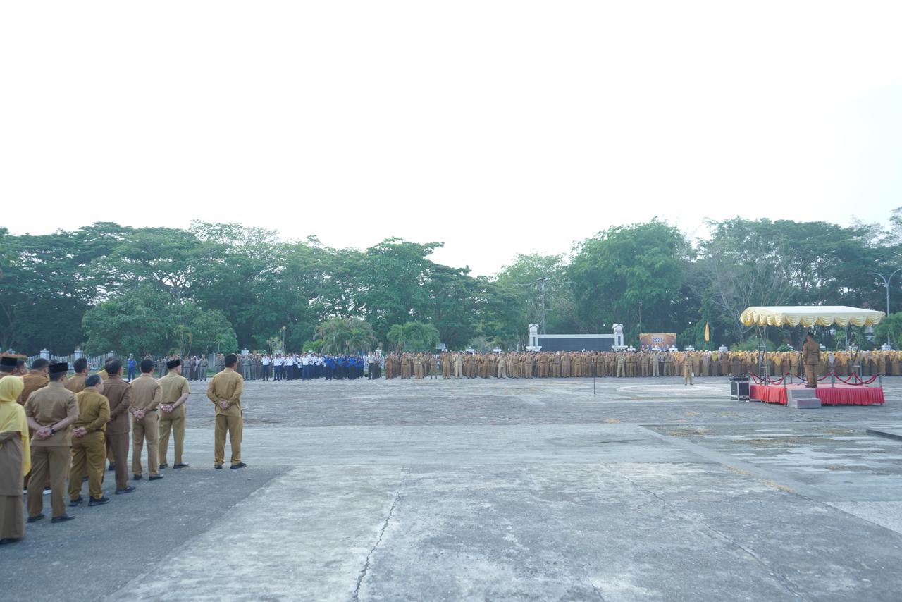 Usai Libur Lebaran, Bupati Herman Tegaskan Disiplin dan Kualitas Pelayanan ASN Inhil