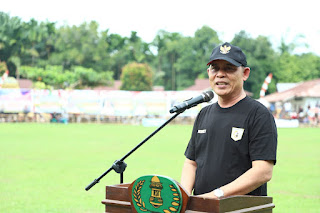 Bupati Inhil, Herman Tutup Azka Cup 1, Dorong Lahirnya Bibit Pesepakbola Daerah